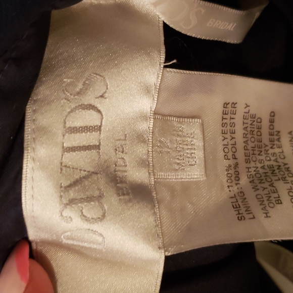 Navy strapless dress - Picture 4 of 4